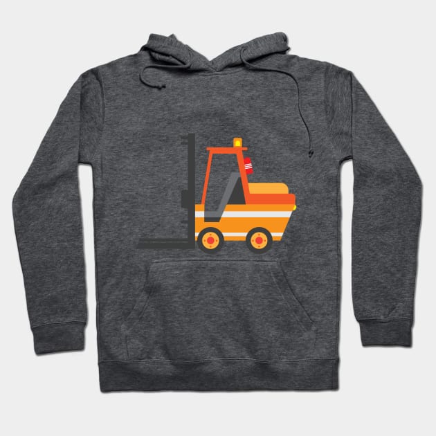 tractor illustration design t-shirt Hoodie by Spiderbig